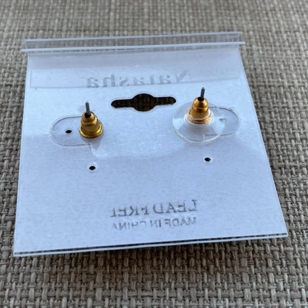 Natasha Women Earrings Stud Lead Free Gold Tone Ladies Earrings Jewelry New - Picture 5 of 11